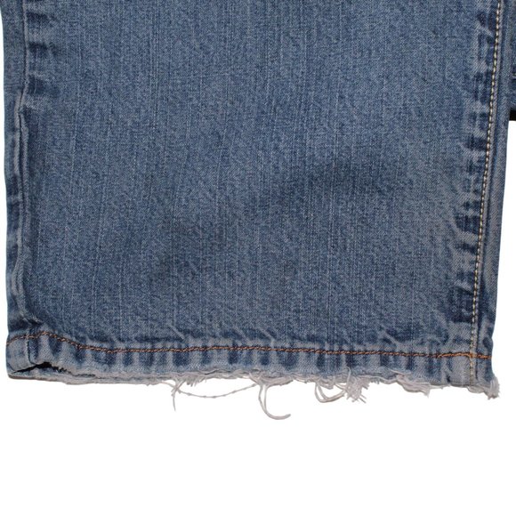 Lucky Brand Dungarees Womens Sz 32 Classic Fit Short Length Med Denim Jeans - Picture 10 of 13